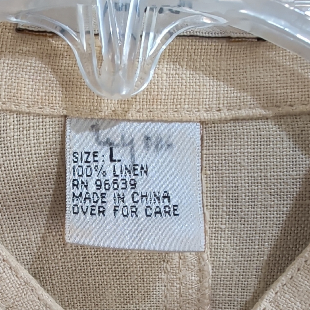 Utility Jacket in Light Tan - Picture 5 of 7
